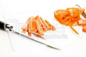 sliced carrot