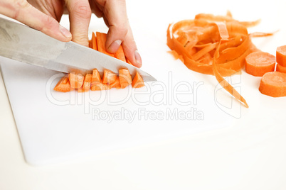 sliced carrot