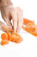 sliced carrot