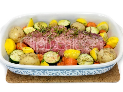 Uncooked Lamb Roast