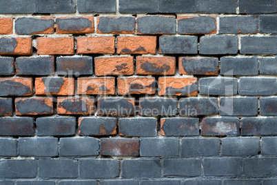 Black brick wall