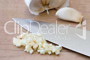 Gehackter Knoblauch - Chopped Garlic