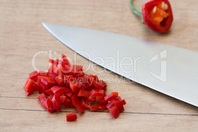 Gehackte rote Peperoni - Chopped Red Pepper