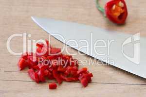 Gehackte rote Peperoni - Chopped Red Pepper
