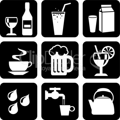 beverages icons