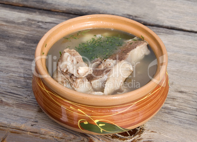 Shurpa (mutton soup)