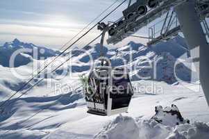 Ski lift. Caucasus. Elbrus