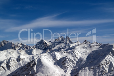 Panoramic view from Elbrus