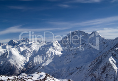 Panoramic view from Elbrus