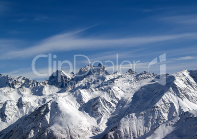 Panoramic view from Elbrus