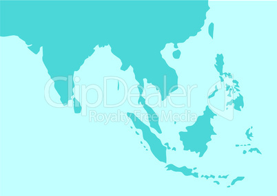 Asien Karte