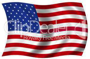 Grosse wehende Fahne USA