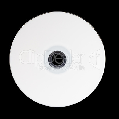 blank white disk