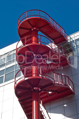 Facade with stair