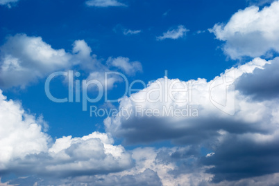 Blue sky and clouds