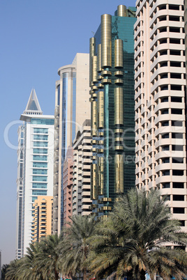 High rise apartment buildings