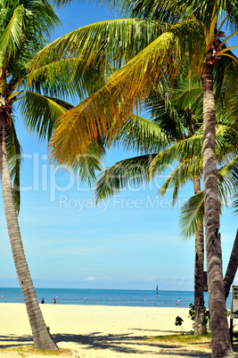 Sandstrand auf Borneo