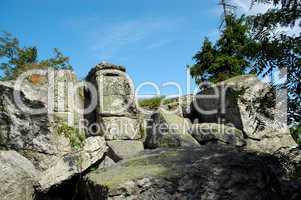 Felsen und Steine