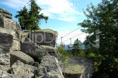 Felsen und Steine