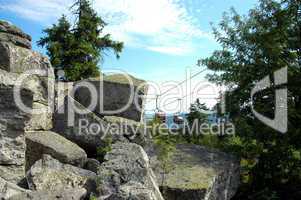 Felsen und Steine