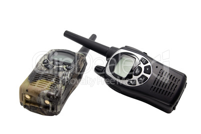 Two walkie talkie