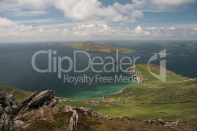 Blick auf die Blasket Islands