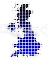 Karte von Grossbritannien