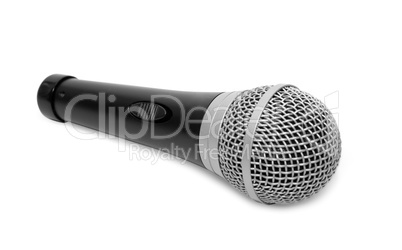 black microphone