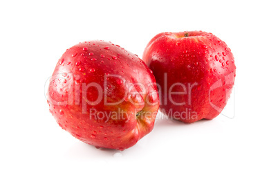 two red apples