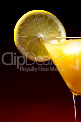 coctail with lemon