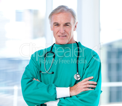 Portrait of a charismatic senior surgeon