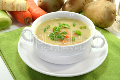 Kartoffelcremesuppe