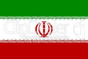 Nationalfahne - Iran