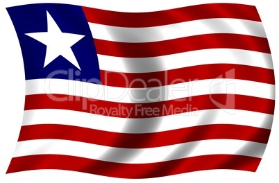 Nationalfahne von Liberia