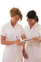 Two young nurses
