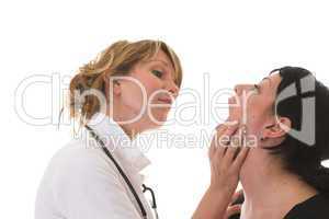 Mouth examination