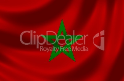Nationalfahne von Marokko