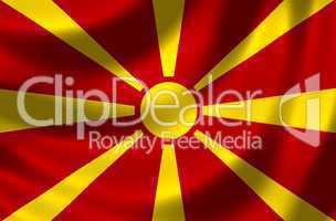 Nationalfahne von Mazedonien