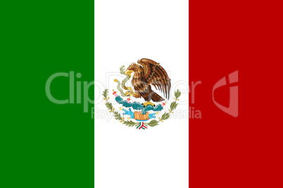 Nationalfahne von Mexiko