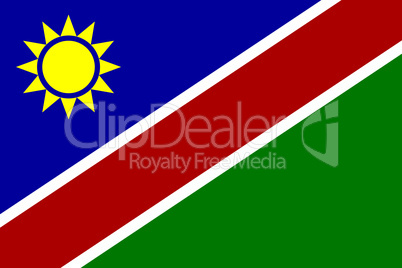 Nationalfahne von Namibia