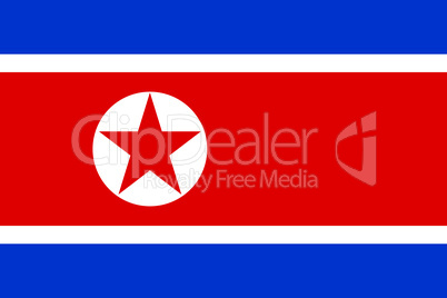 Nationalfahne von Nordkorea