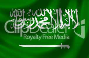 Nationalfahne von Saudi Arabien