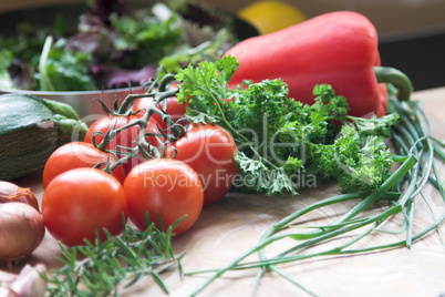 Fresh vegetables