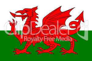 Nationalfahne von Wales