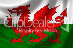 Nationalfahne von Wales