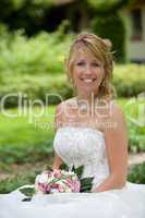 Beautiful happy bride