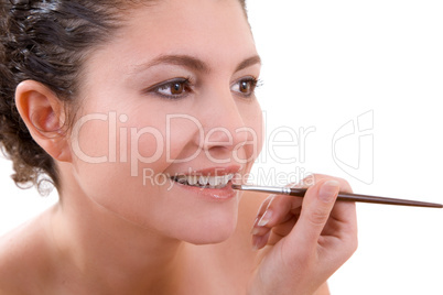 Applying lipgloss