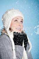 Woman and winter weather