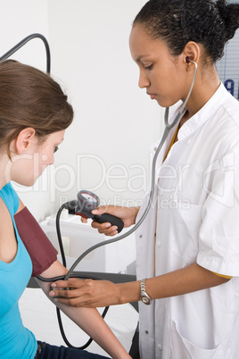 Measuring bloodpressure