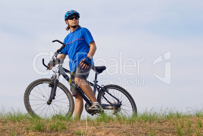 young bicyclist